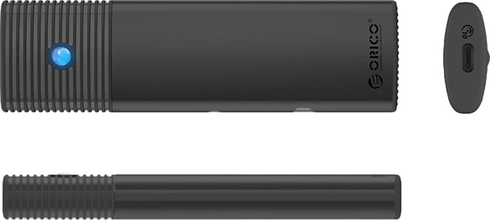 Kietasis diskas Orico PWM2 M.2 NGFF SATA USB-C 5Gb/s Disk Drive – juodos spalvos