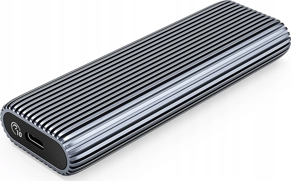 „Orico AM2C3-G2 M.2 NVME USB-C 3.2“ diskas – pilkas