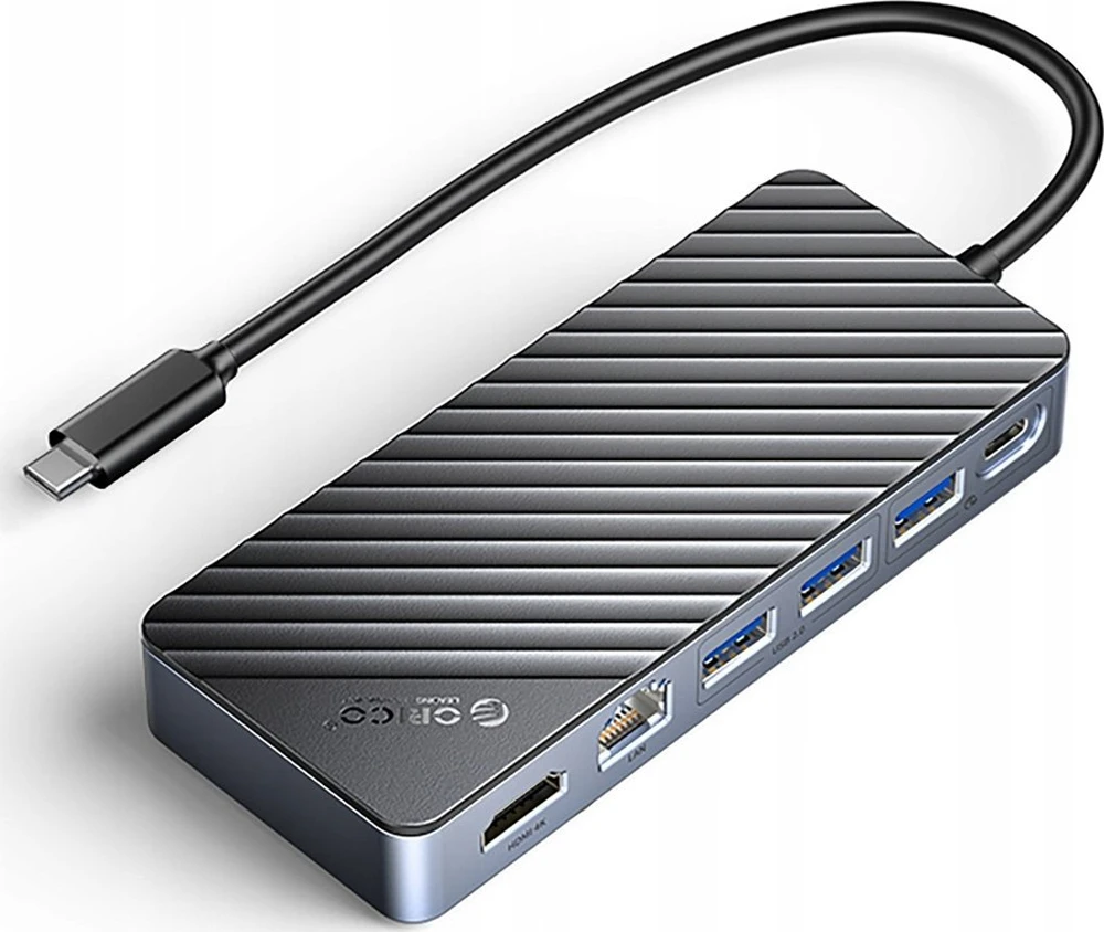 Orico OM28PR-G2 USB-C stotelė su jungčių išdėstymu