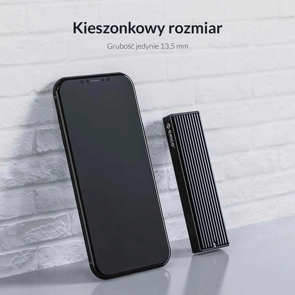 Orico M.2 NVMe SSD 10Gbps USB-C korpusas (M2PV-C3-BK-BP-HW)