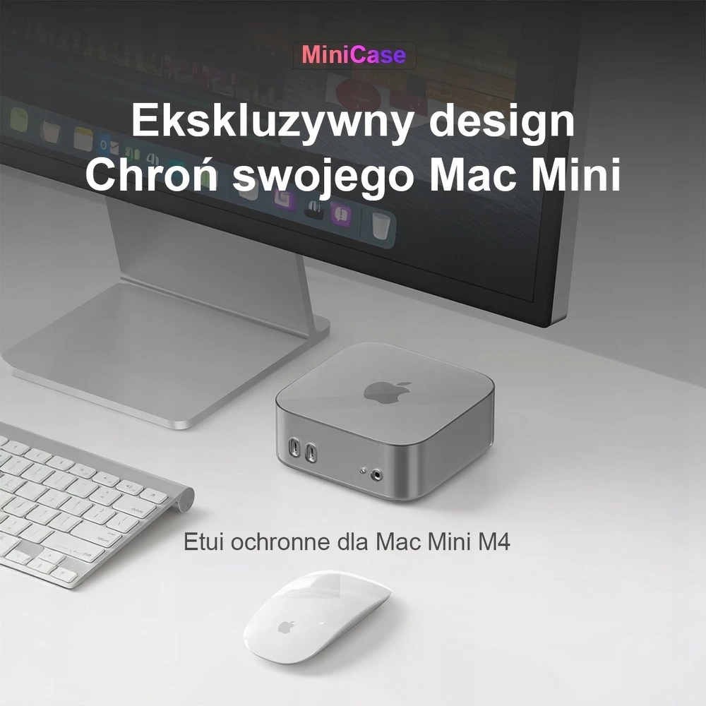 Orico „MacMini M4“ dėklas, silikoninis, juodas