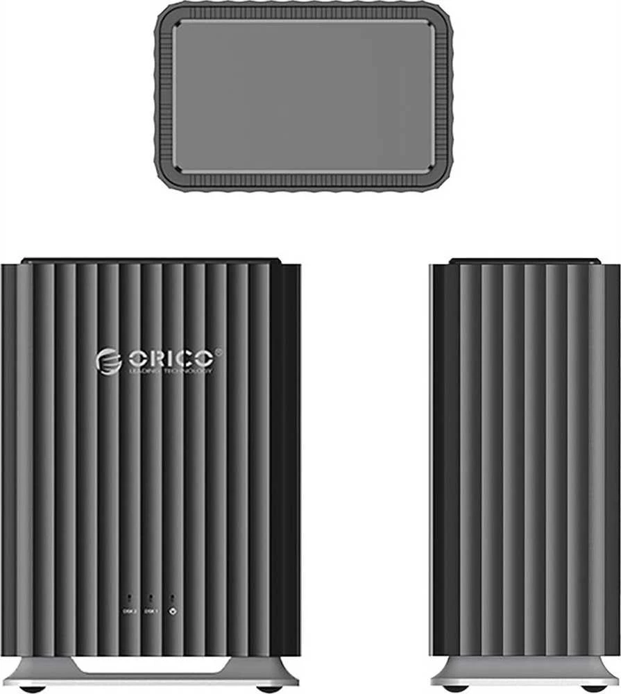 Orico 9728C3 Dual-Big DAS Solution for 2 x 2.5" HDD/SSD / 3.5" HDD – juodos spalvos