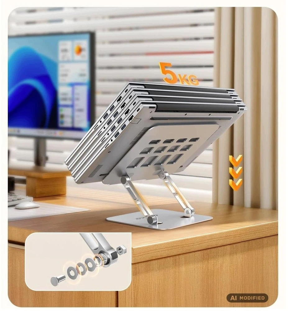 Orico Podstawka pod laptopa 17'', regulowana, aluminiowa