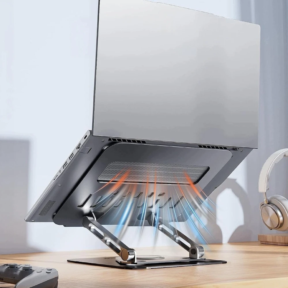 Orico Podstawka pod laptopa 17'', regulowana, obrotowa 360°, aluminiowa