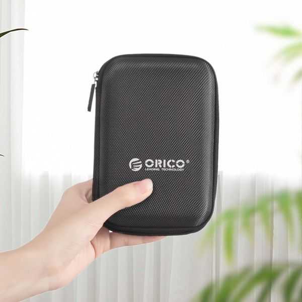 Orico kietojo disko dėklas ir GSM priedai (juodi)
