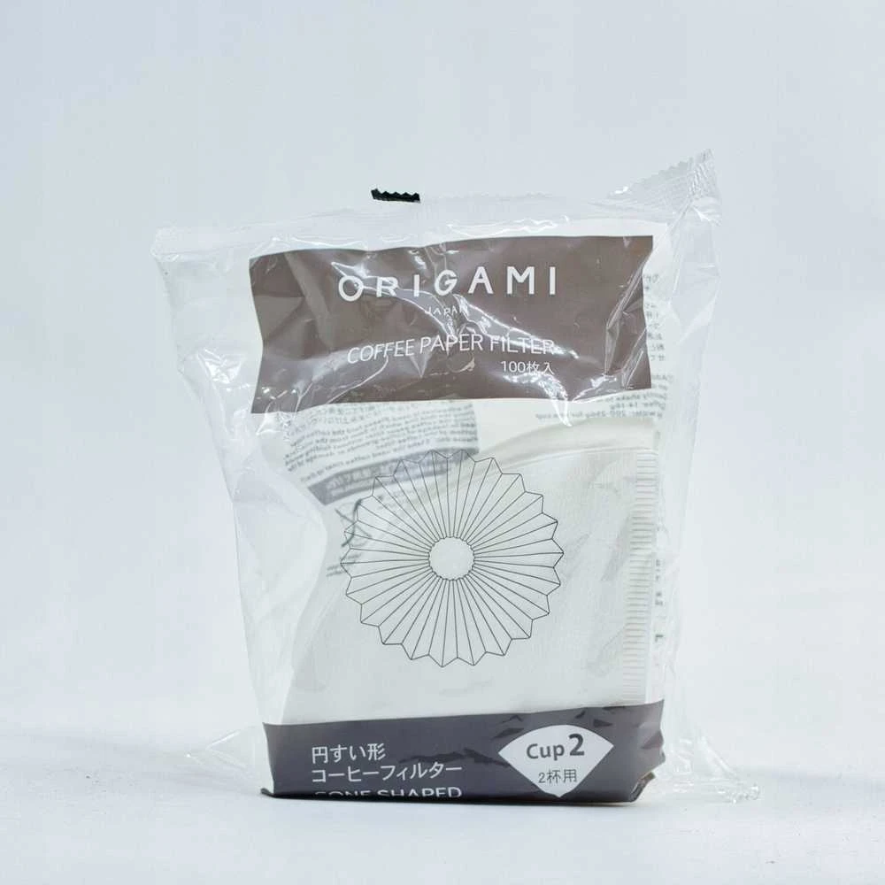 Origami S popieriniai filtrai – kūgio formos, 100 vnt.