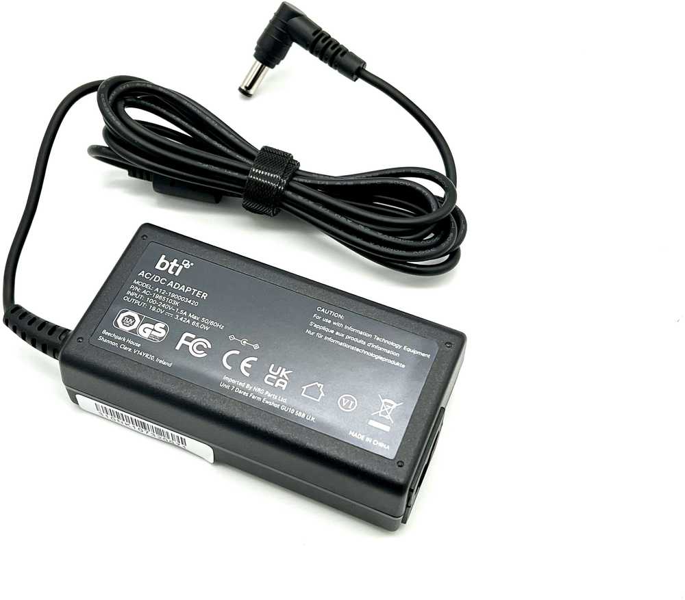 Origin BTI 65W AC ADP FOR TOSH/FUJ 5.5 - X 2.5MM EU-VERSION