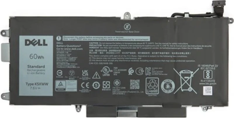 Dell Origin Origin Storage 71TG4 akumuliatorius pramoninis Ličio jonų (Li-Ion) 7500 mAh 7,6 V