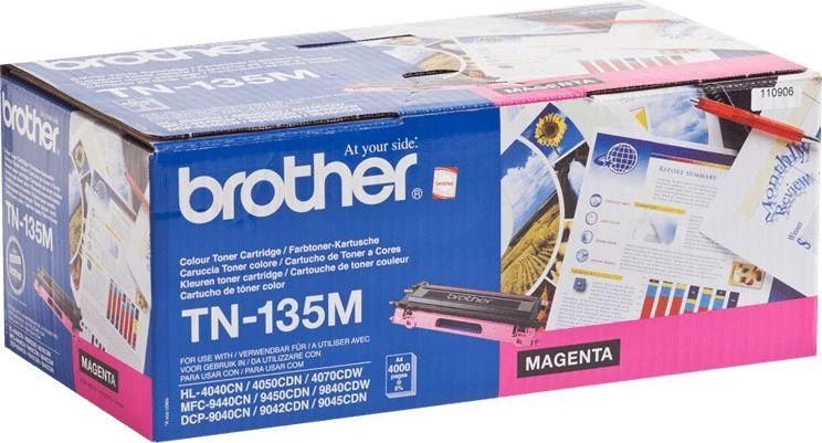 BROTHER TN-135M TONERIS MAGENTA 4000P