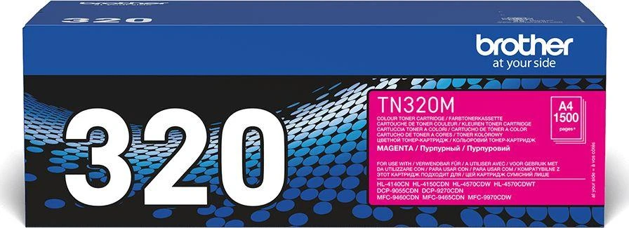 Originali „Brother TN-320 Magenta“ dažų kasetė (TN320M)