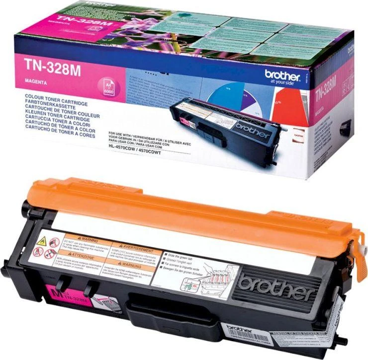 BROTHER TN328M TONER S.HIGH MAG. 6000P