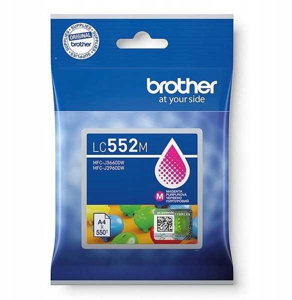Brother LC 552M purpurowy