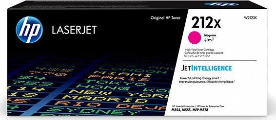 Hewlett Packard (HP) Hewlett-Packard 212X W2123X, purpurinė kasetė