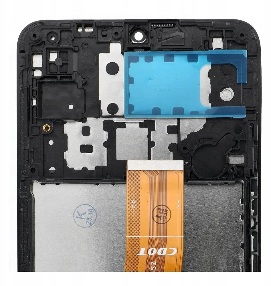 OG Originalus LCD ekranas, skirtas SAMSUNG A12 A125F/U/W/M OEM su rėmeliu