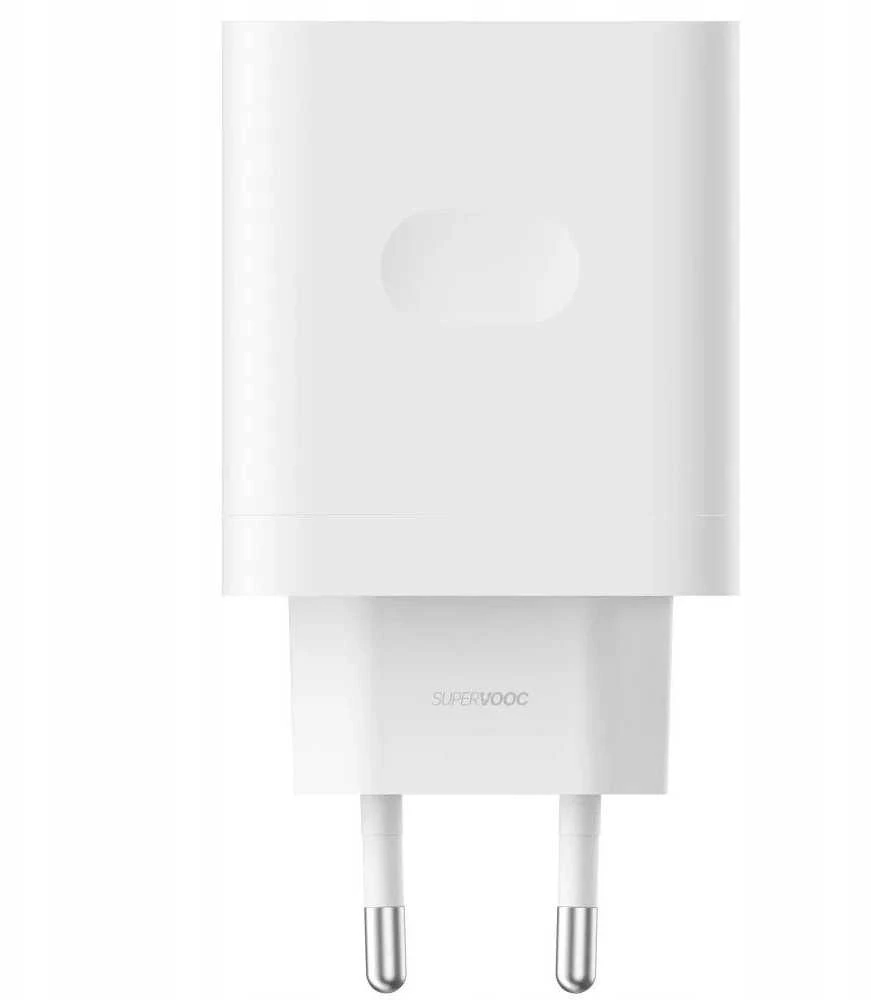 OPPO SuperVOOC originalus pakrovėjas Type C 45W VCB4JAEH baltas masinis