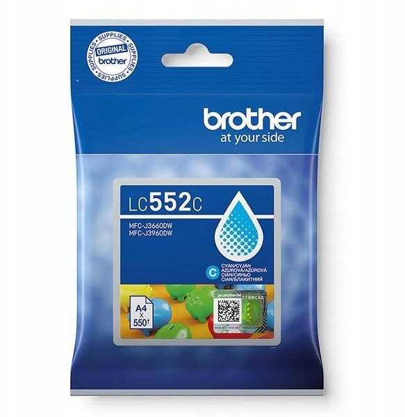 Brother LC 552C mėlynas