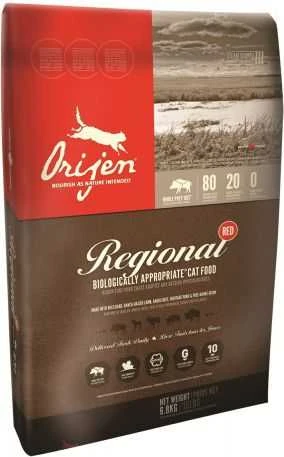 ORIJEN Regional Raudona Cat - sausas kačių ėdalas - 340 g
