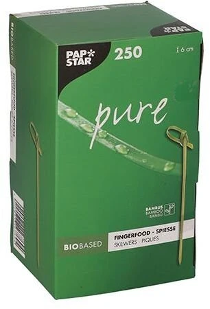 Orion Bagstar Wykałaczki bambusowe KNOT 6 cm 250 vnt