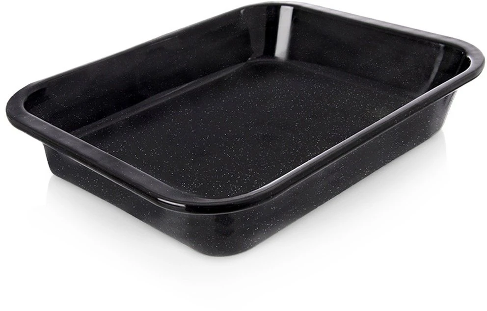 Orion Kepimo Forma 41x32x6 cm Emaliuota Geltonai