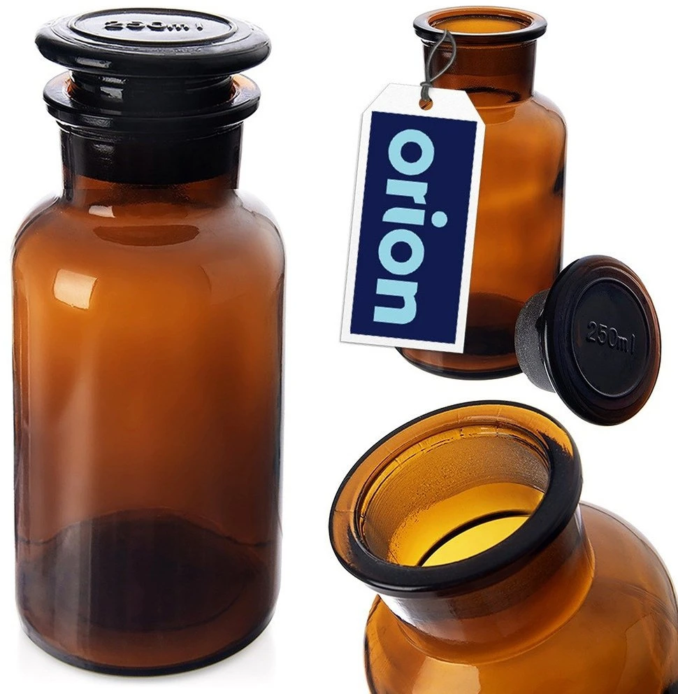 Orion Stiklinė Butelis 250 ml Retro Brown