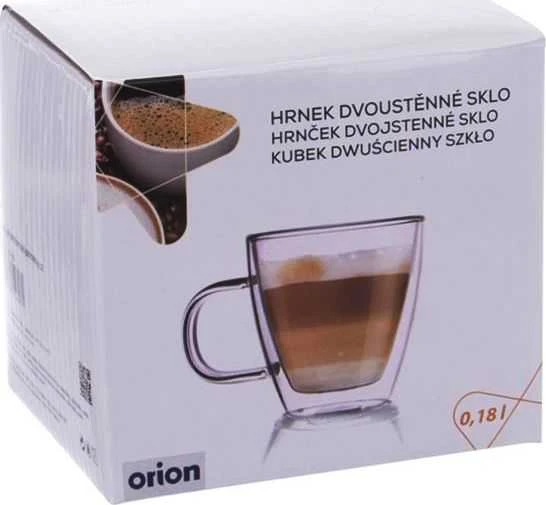Orion Dvigubo stiklo puodelis, 180 ml