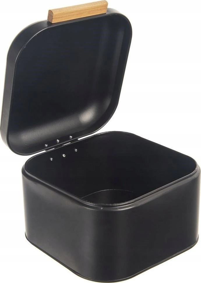 Orion Metalo Duonos Dėžė Juoda 21.5x20x14.5 cm