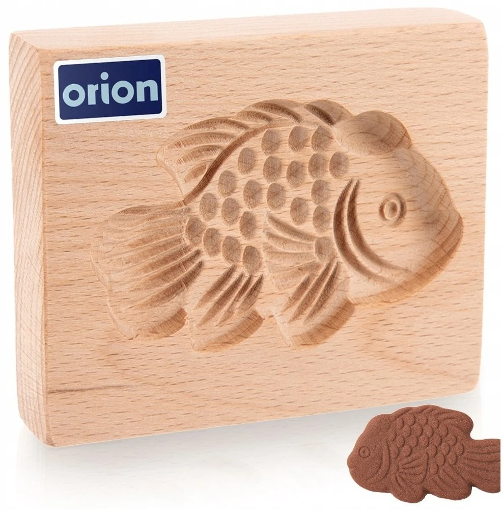 Orion Medinė formelė sausainiams Žuvis 10x8cm