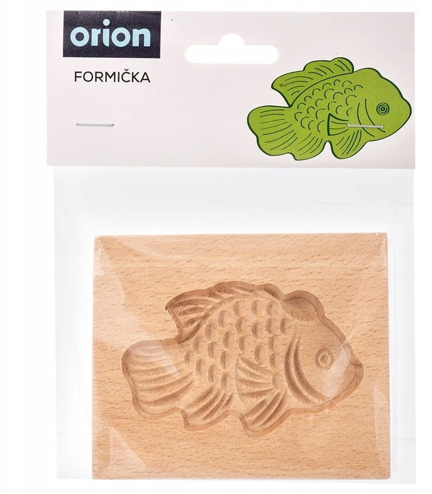 Orion Medinė formelė sausainiams Žuvis 10x8cm