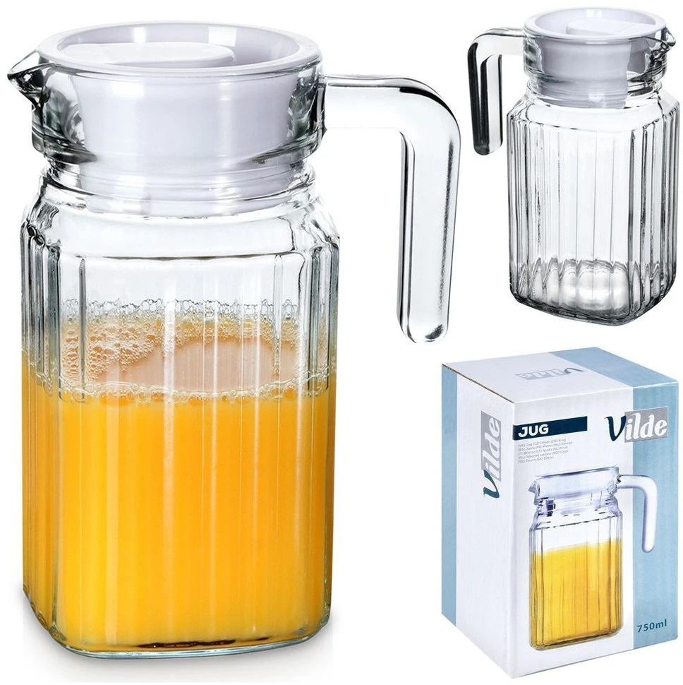 Orion Vilde Dzbanek stiklinis su dangteliu 650 ml
