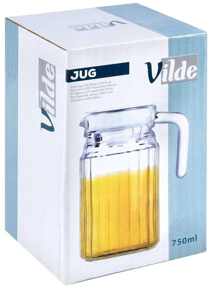 Orion Vilde Dzbanek stiklinis su dangteliu 650 ml