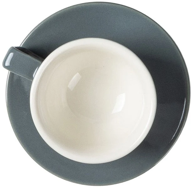 Orion Espresso Gear - Filiżanka do espresso ze spodkiem Peakabrew pilka 90 ml (2702040002)