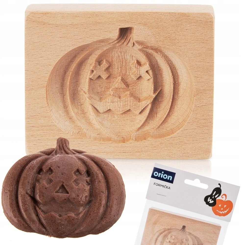 Orion Medinis sausainių formelė Moliūgas 10x8 cm - Iškirtimo forma sausainiams