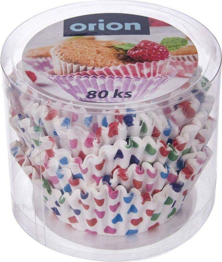 Orion keksiukų formelės 7 cm, 80 vnt.