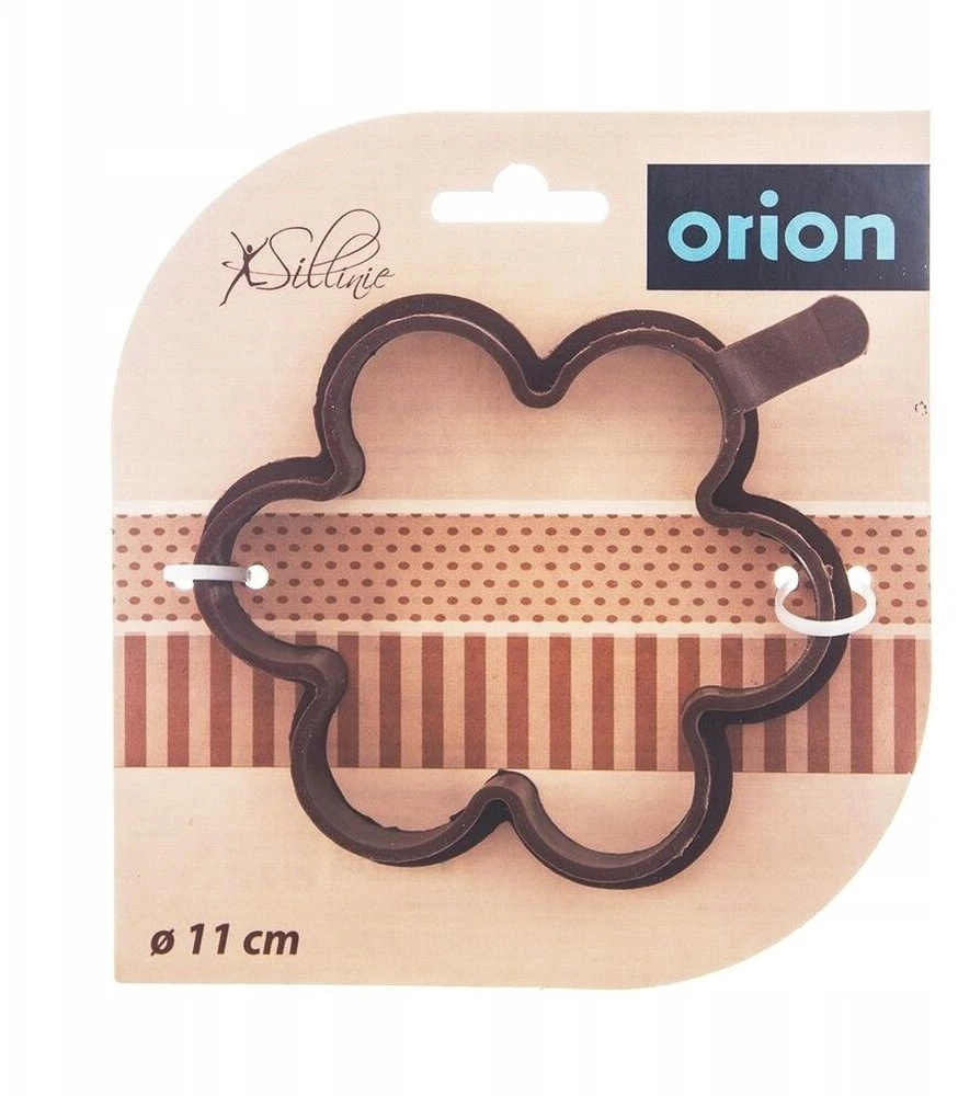 Orion Silikoninė Kiaušinių Kepimo Forma Gėlė 12 cm Ruda