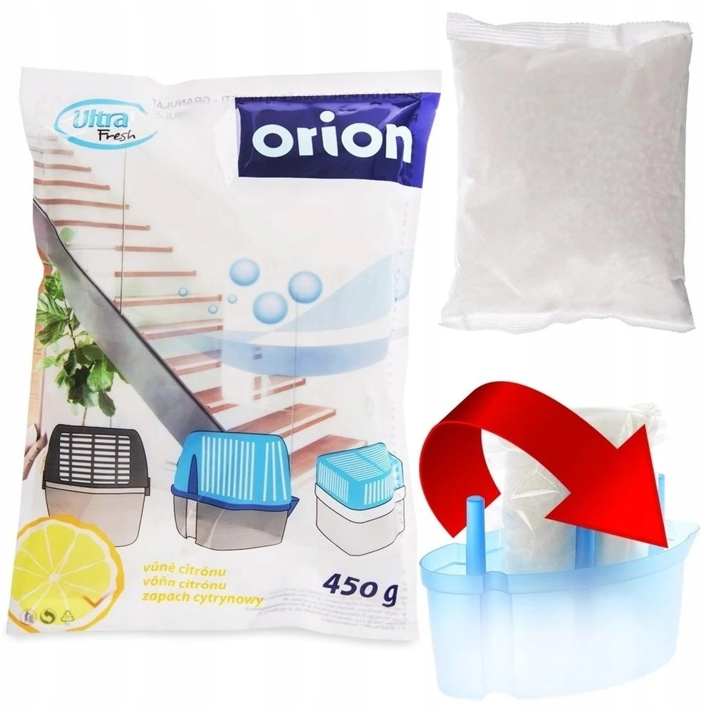 Orion Drėgmės sugėriklis granules ULTRA FRESH 450 g Citrininis
