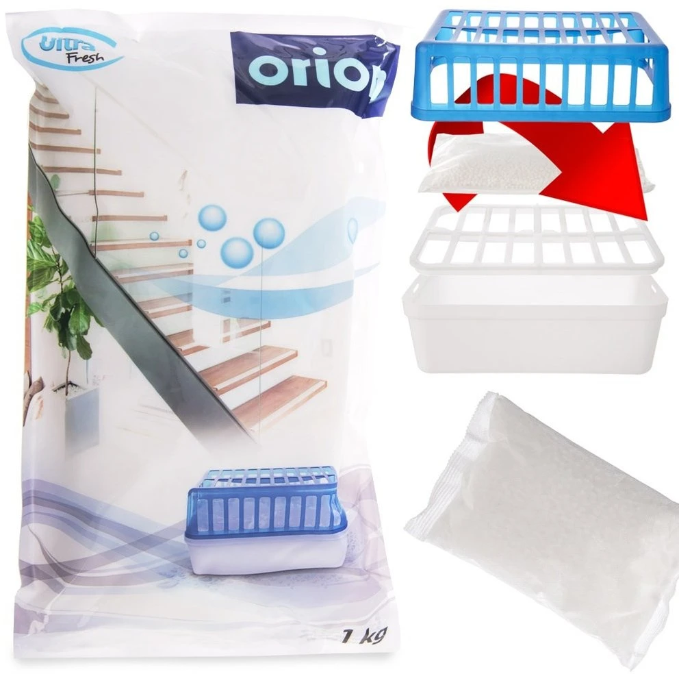 Sausintuvas Orion Drėgmės sugėriklis 1kg Granulės Pakeičiamos