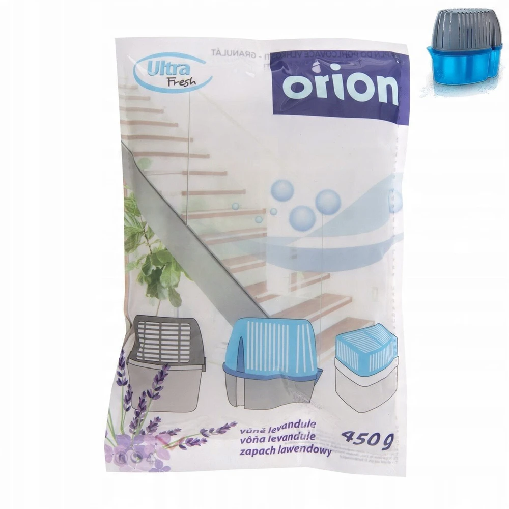Orion Drėgmės sugėriklis Granulės 450 g Levandos