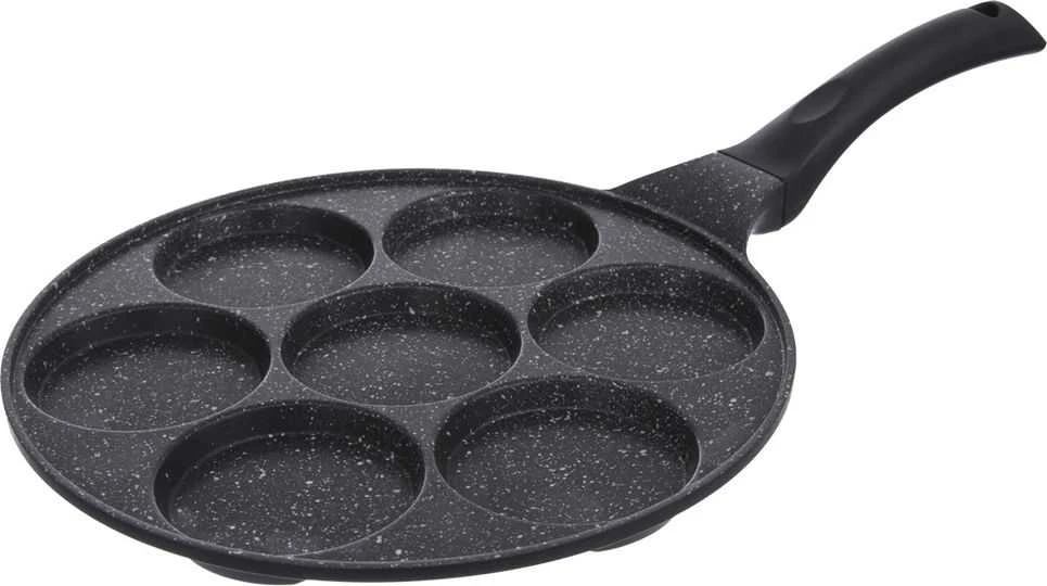 Orion Keptuvė kiaušiniams GRANDE 27 cm granitinė 7 formos