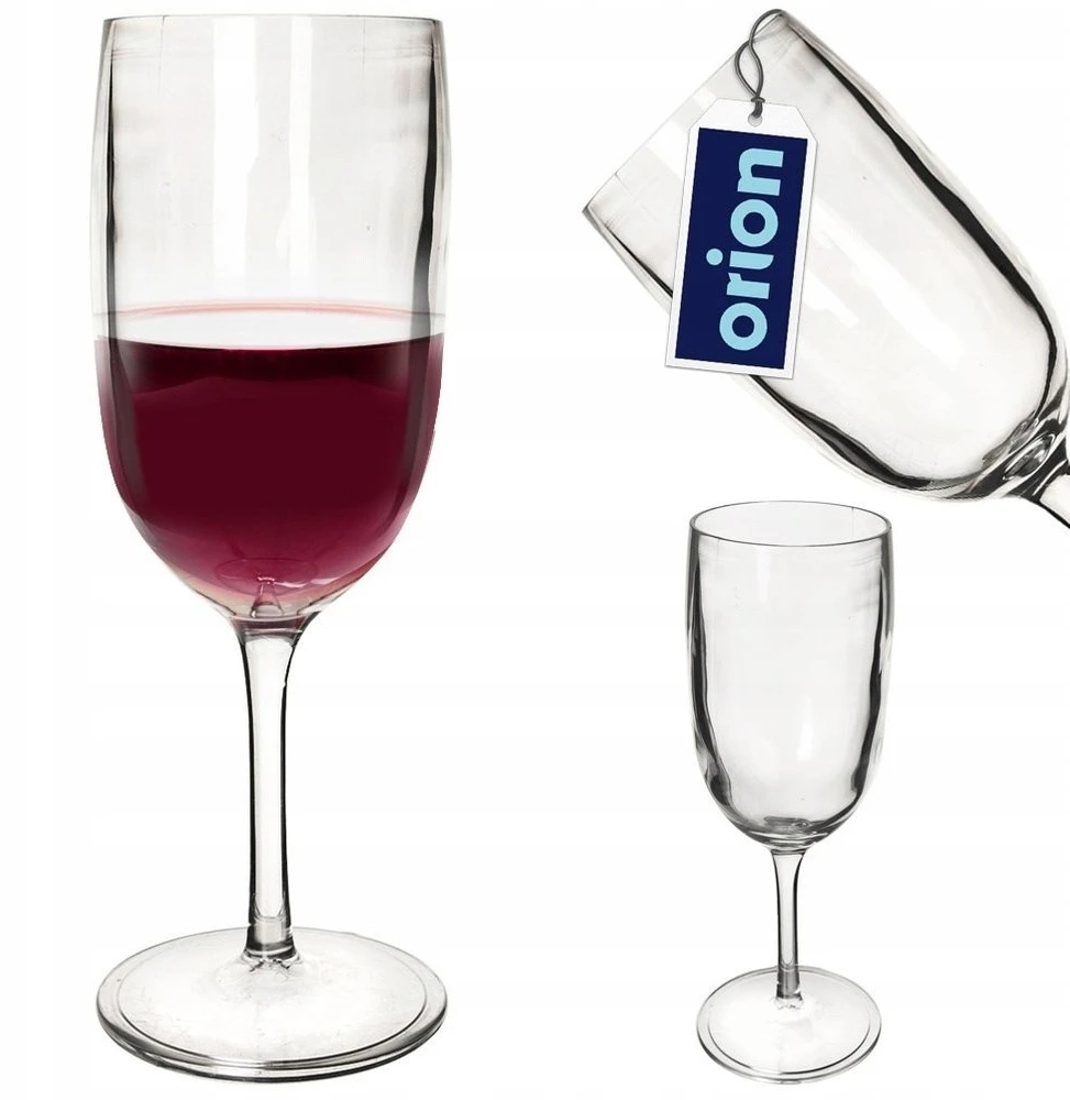 Orion Plastikinis Vyno Taurė - 320 ml, Nesulaužomas, Universalus