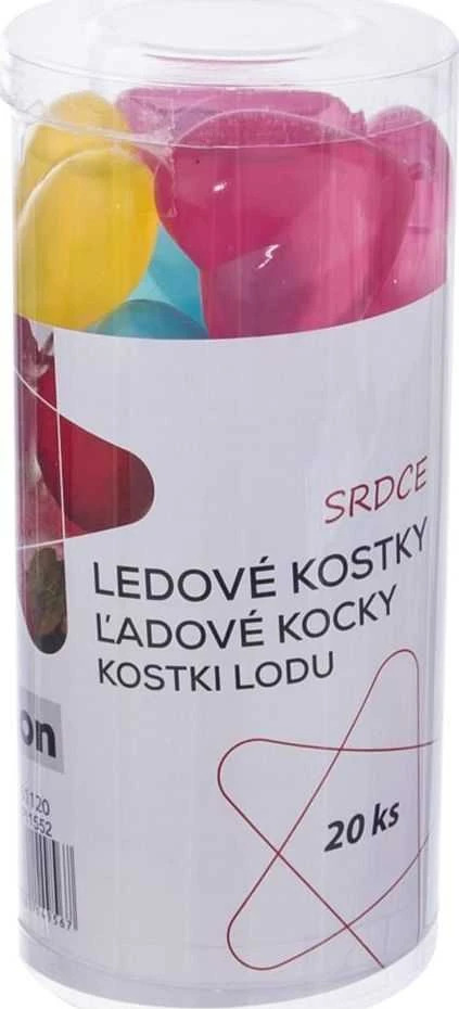 Orion Daugkartiniai ledo kubeliai 20 vnt. širdelės formos