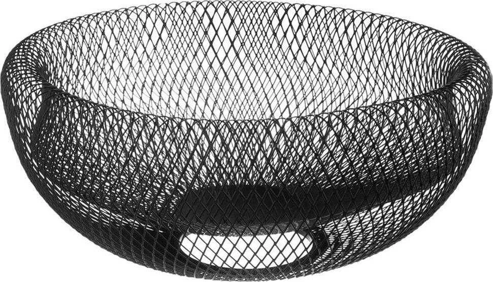 Orion Vaisių krepšelis Metalinis Juodas RADKA 30 cm