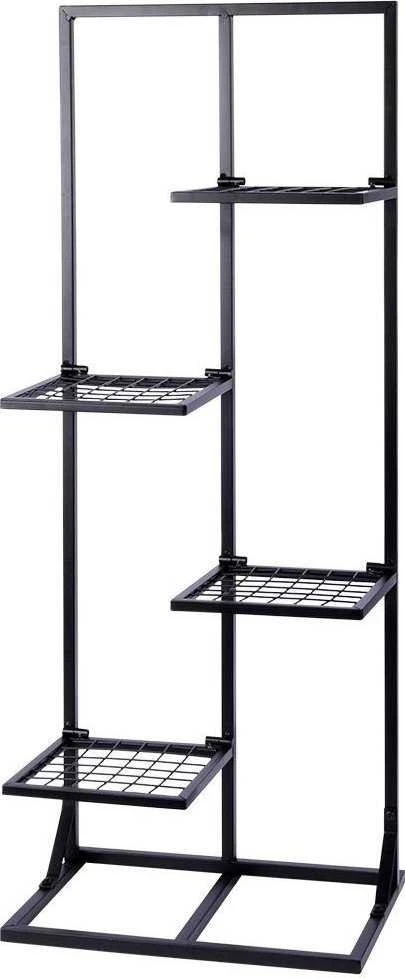 Orion Metalinis gėlių stovas 4 lygių 102 cm juodas