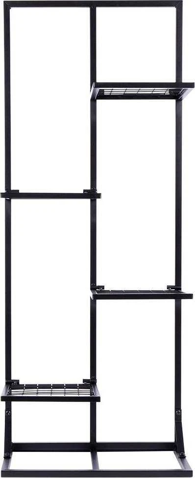 Orion Metalinis gėlių stovas 4 lygių 102 cm juodas