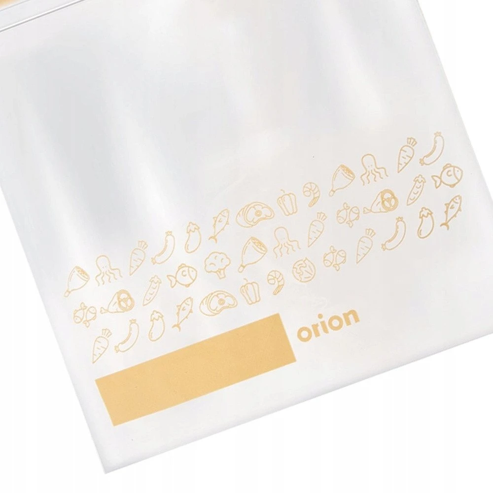 Orion Plastikiniai maišeliai su užtrauktuku 25 vnt. 20x18 cm