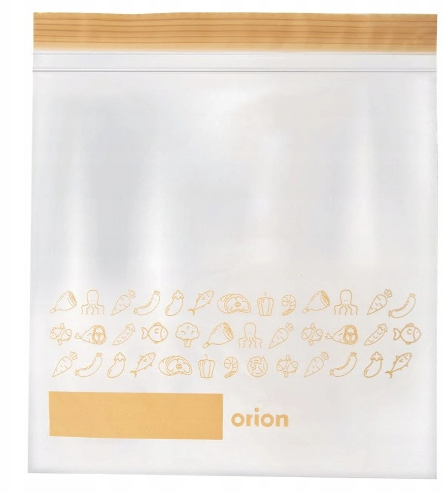 Orion Plastikiniai maišeliai su užtrauktuku 25 vnt. 20x18 cm