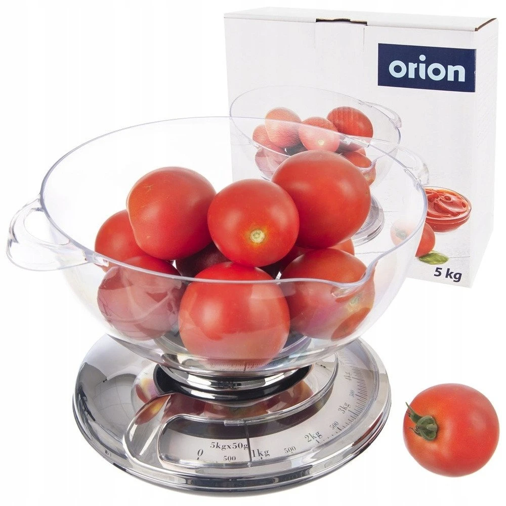 Virtuvinės svarstyklės Orion Mechaninė virtuvinė svarstyklė su dubeniu 5kg