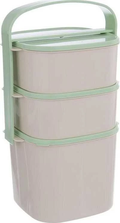 Orion Pietų dėžutė 3 aukštų 2 l, 2x1,15 l