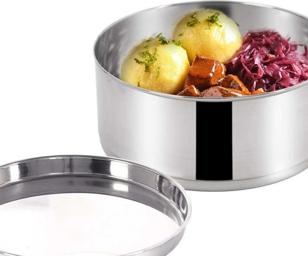 Orion Pietų dėžutė Plieninė 3 aukštų 3x1,3 l