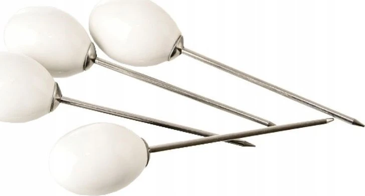 Orion Užkandžių dubenėlių rinkinys 10 vnt. porcelianiniai balti 28,5 cm
