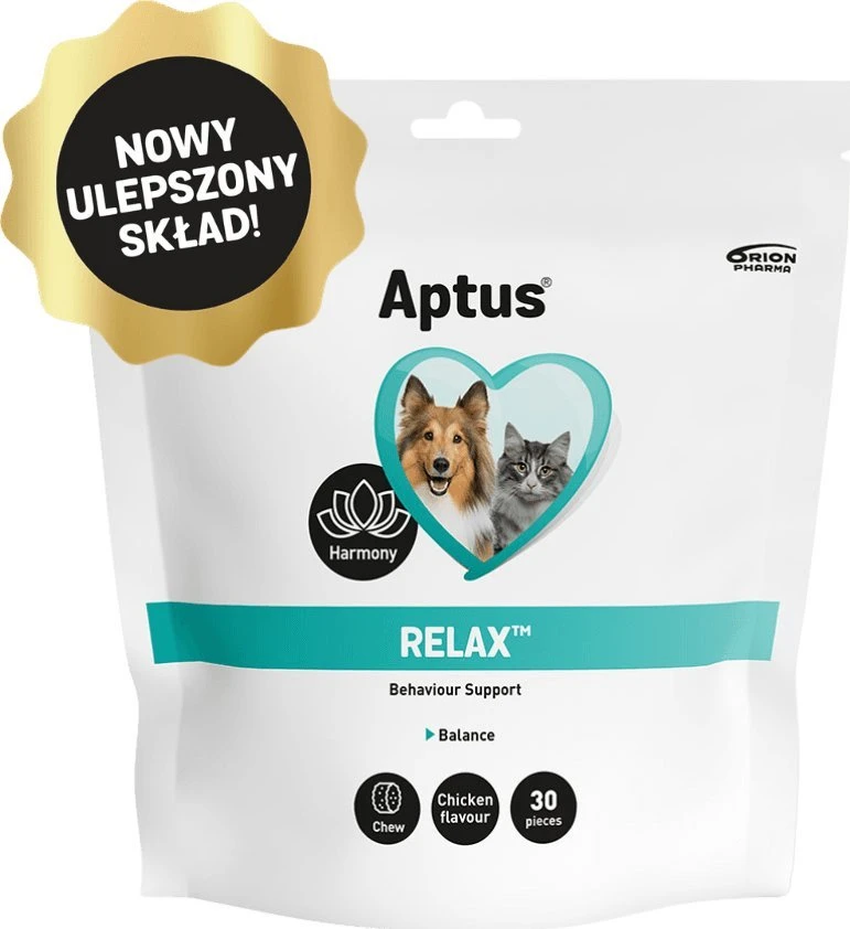 Aptus - Relax Stresas Šunims ir Katėms 30 Pakelių
